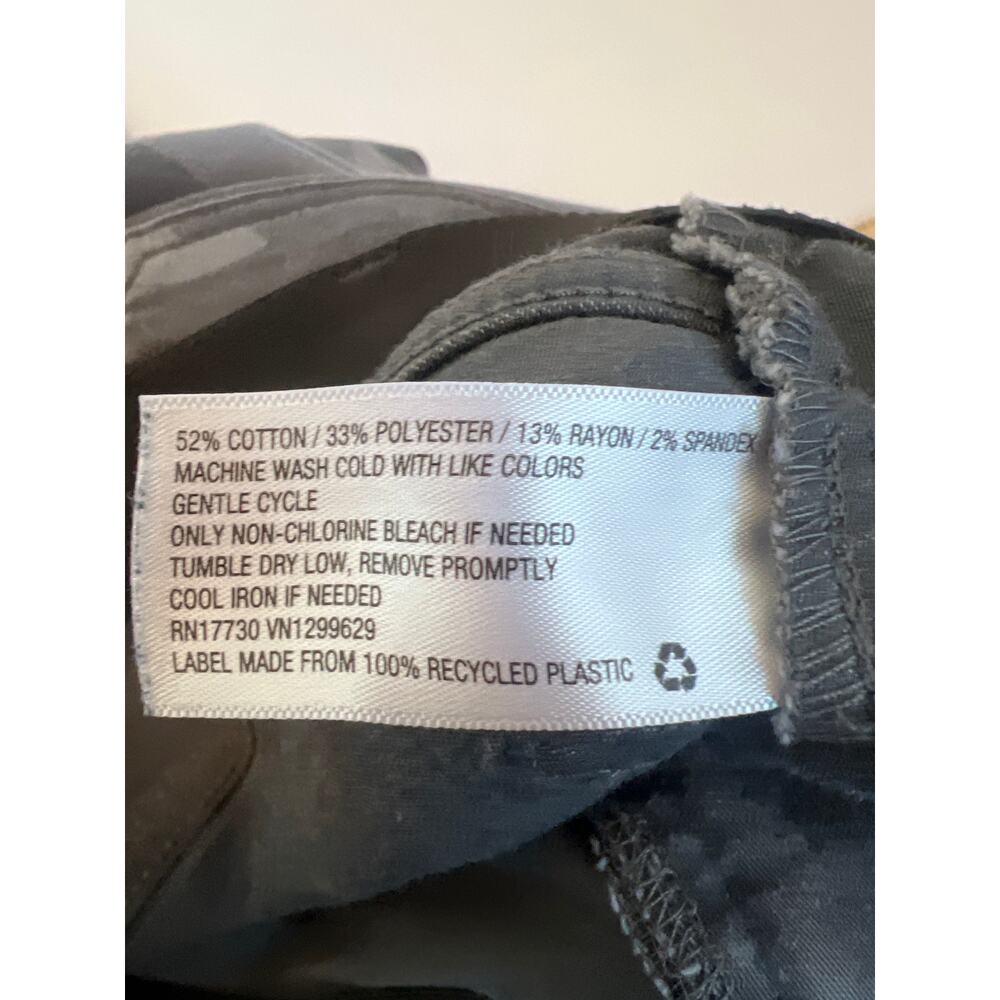 KNOX ROSE Utility Skinny Ankle Pants Gray camouflage Size 6 - Picture 10 of 13